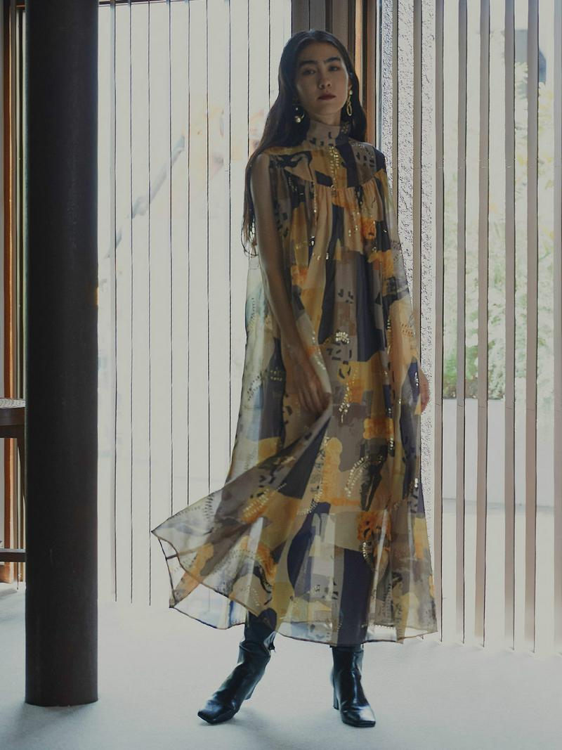 Ameri VINTAGE(アメリヴィンテージ)の「EMILIE GATHER DRESS」 - PARTE