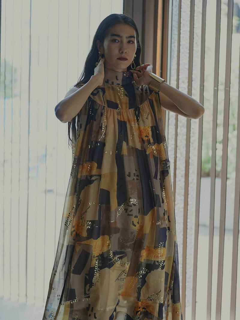 Ameri VINTAGE(アメリヴィンテージ)の「EMILIE GATHER DRESS」 - PARTE