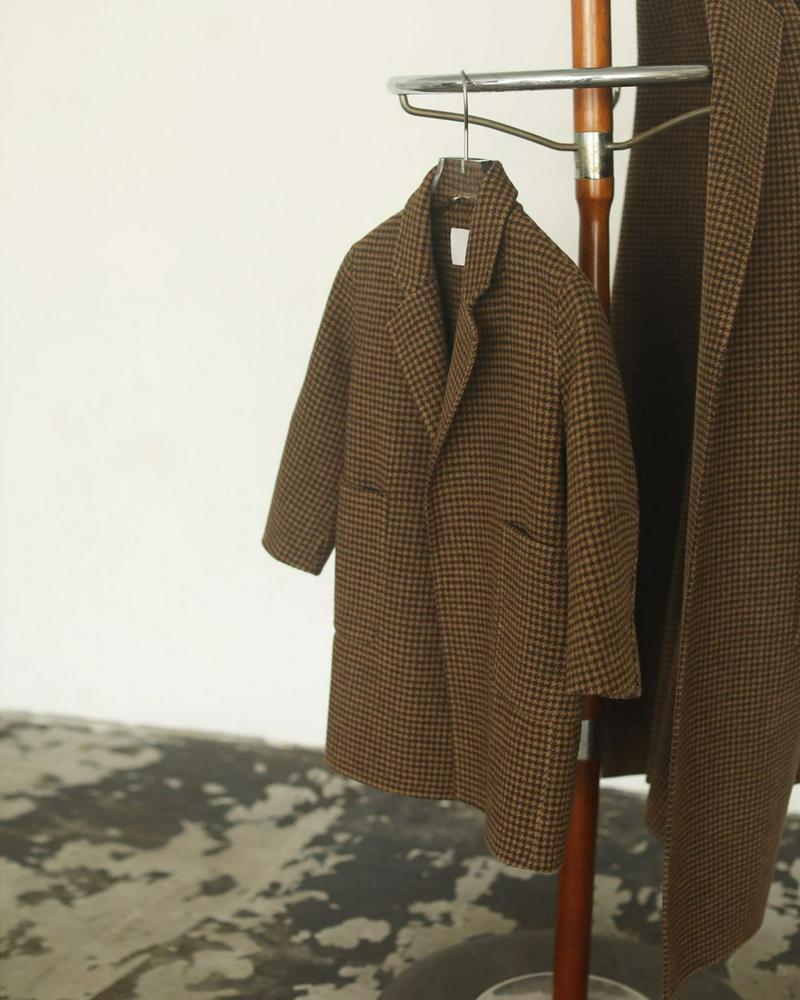 TODAYFUL(トゥデイフル)の「Over Check Coat (KIDS)」 - PARTE