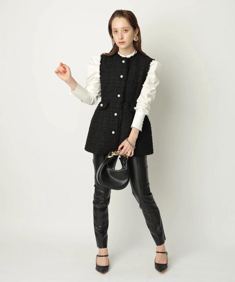 Arpege story(アルページュストーリー)の「パールボタンツイード