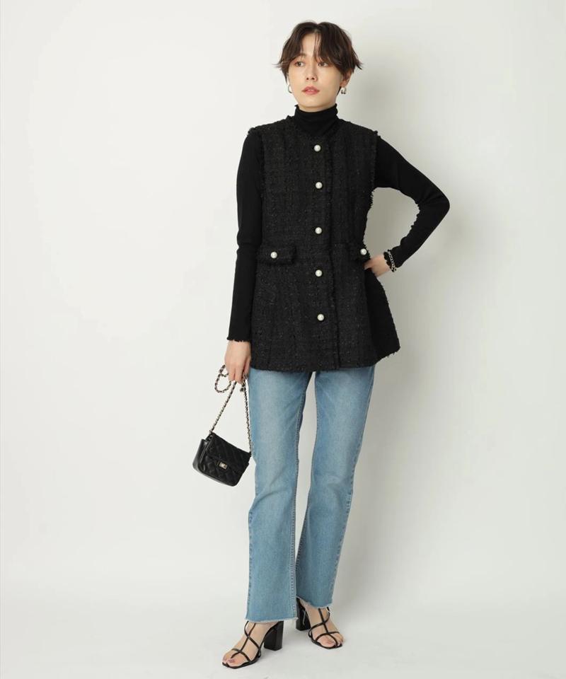 Arpege story(アルページュストーリー)の「パールボタンツイード