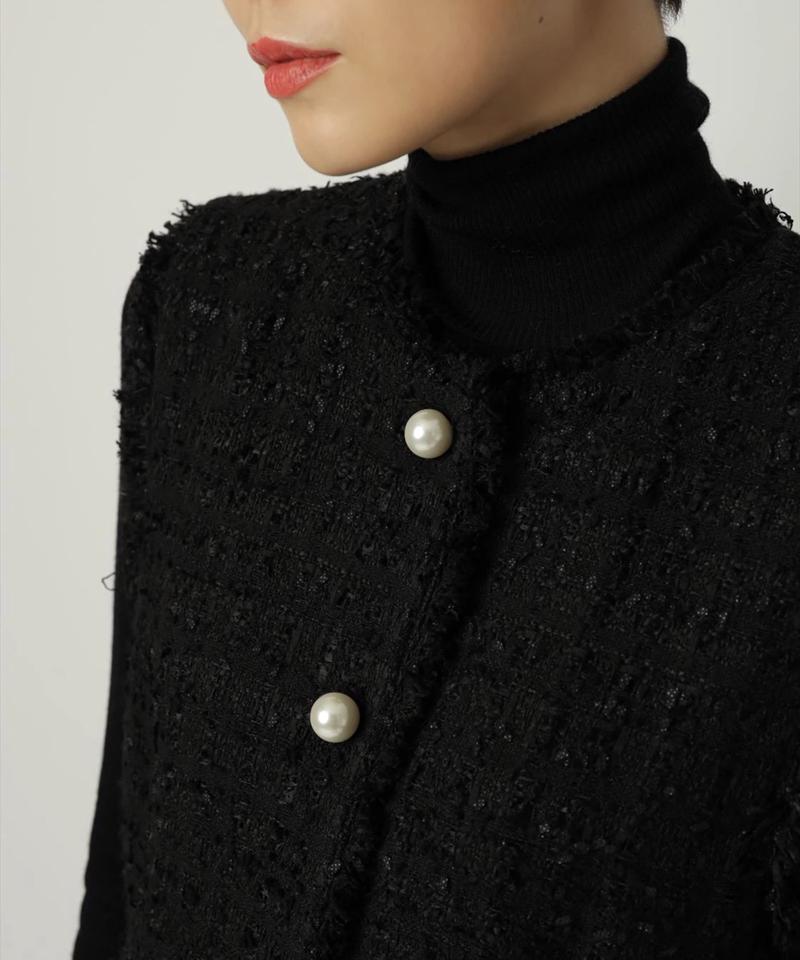 Arpege story(アルページュストーリー)の「パールボタンツイード