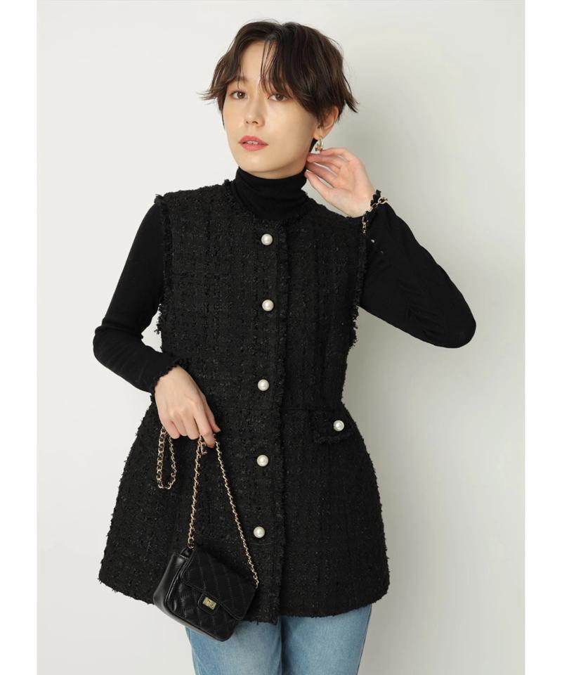 Arpege story(アルページュストーリー)の「パールボタンツイード