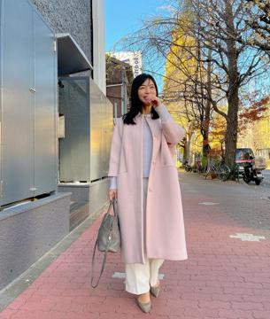 TSURU by Mariko Oikawa(ツルバイマリコオイカワ)のコートを使った