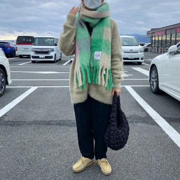 AURALEE(オーラリー)の「スーパーキッドモヘアニット ロング