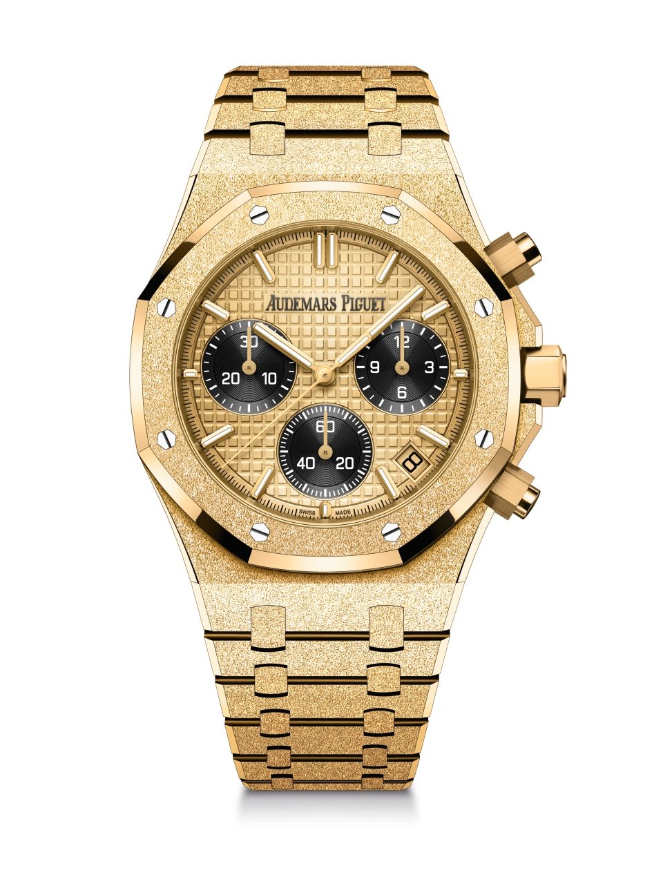 オーデマ ピゲから フロステッドゴールドに輝く「 ロイヤル オーク