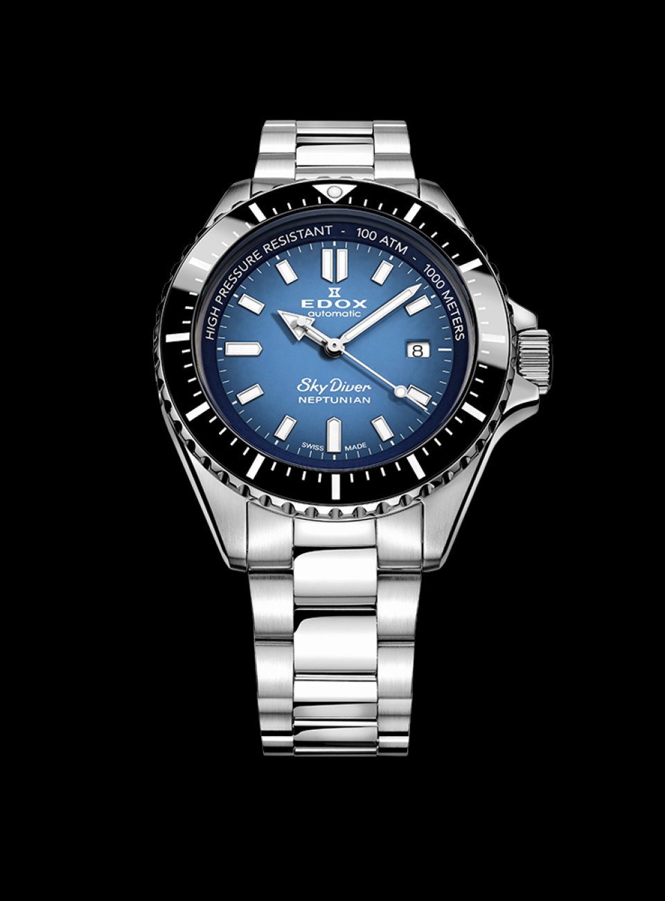 EDOXが「スカイダイバー ネプチュニアン オートマティック」を発表