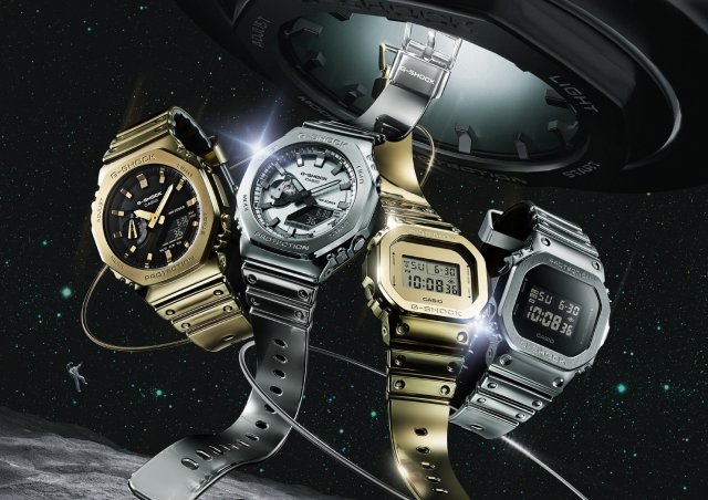 G-SHOCK” から、スタイリッシュなデザインのメタルベゼルモデルが登場