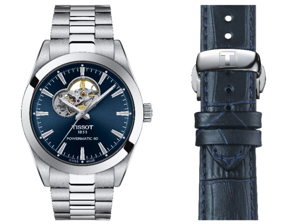 ティソを代表するPRXとジェントルマンに交換用ストラップが付属する