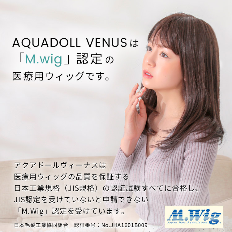 医療用ウィッグ ロング/ヴィーナス Aライン大人ワンカールセミロング人