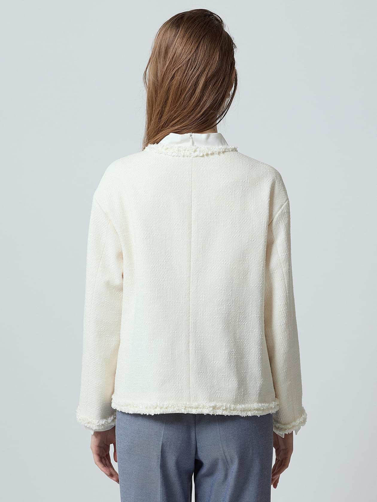 ミックスツィードジャケット