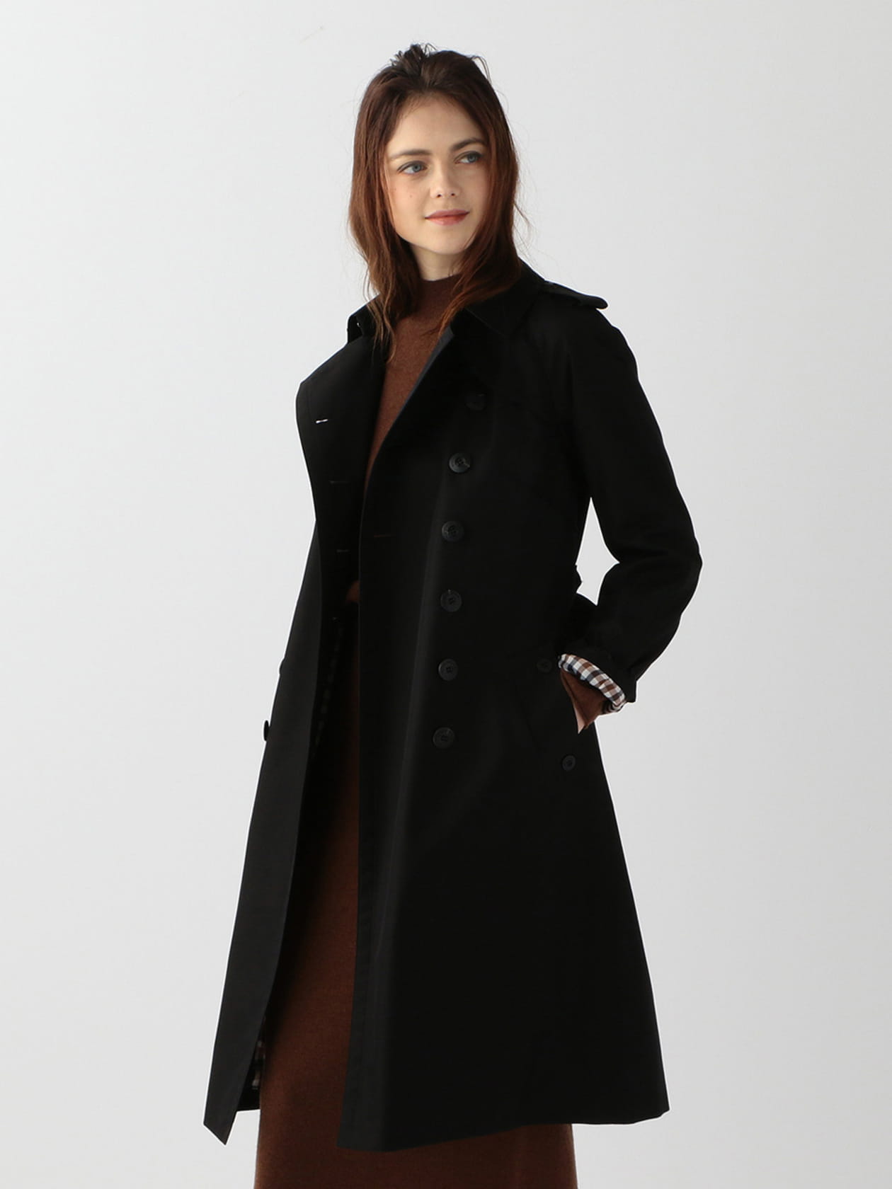 ✨未使用タグ付き✨DAKS LONDON 定価9.7万 トレンチコート 薄手 英国