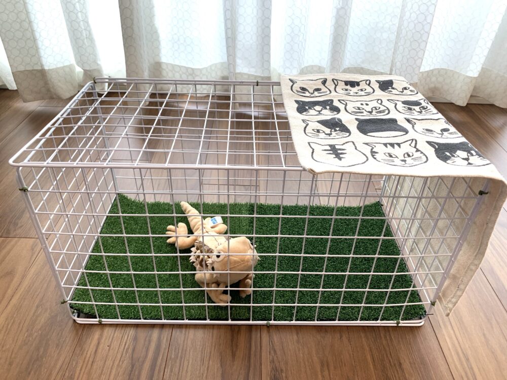 簡単＆費用は990円】フトアゴの日光浴用自作ケージ | あくありずむ