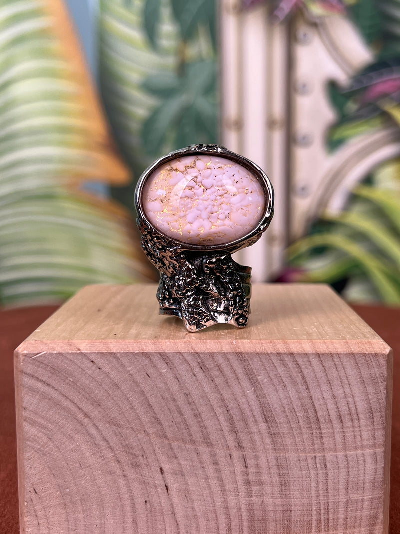 Yves Saint Laurent Arty ring light pink – A Piece Lux