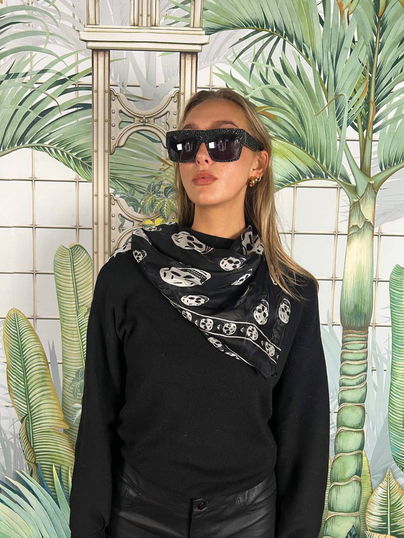 Alexander MCQueen silk scarf – A Piece Lux