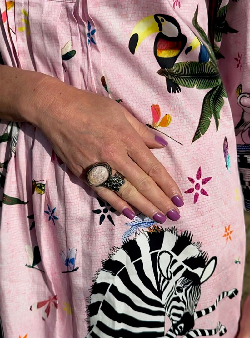 Yves Saint Laurent Arty ring light pink – A Piece Lux