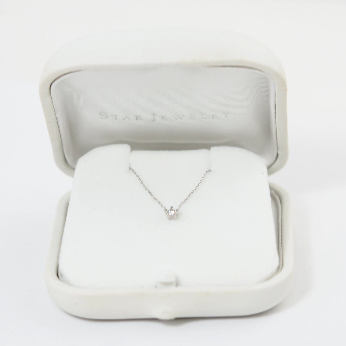 STAR JEWELRY スタージュエリー K18ホワイトゴールド ダイヤ0.04ct