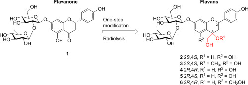 An efficient approach to flavan-4-ols via radiolysis and their