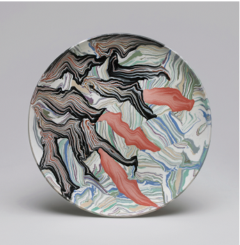 松井康成『 萃瓷(すいじ）練上皿※1点限り』 | 陶芸作品（作家特選