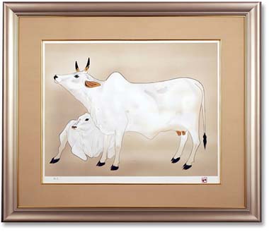 奥村土牛『 聖牛（せいぎゅう）』 | リトグラフ | 日経アート