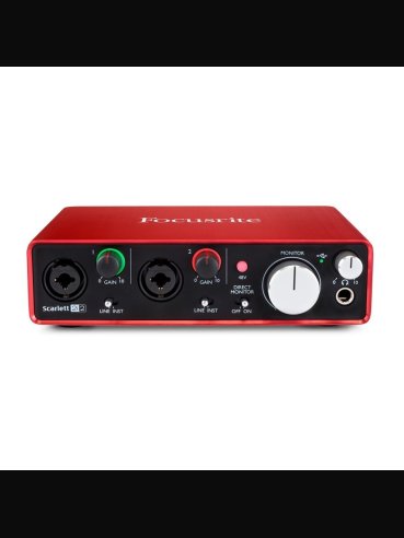 Focusrite Scarlett 2i2 Interfaccia 2' Generaz.