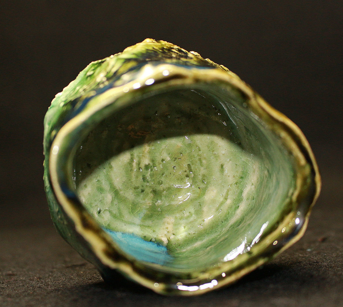 26007 山口真人 織部ぐい呑 YAMAGUCHI Makoto – アート飛田