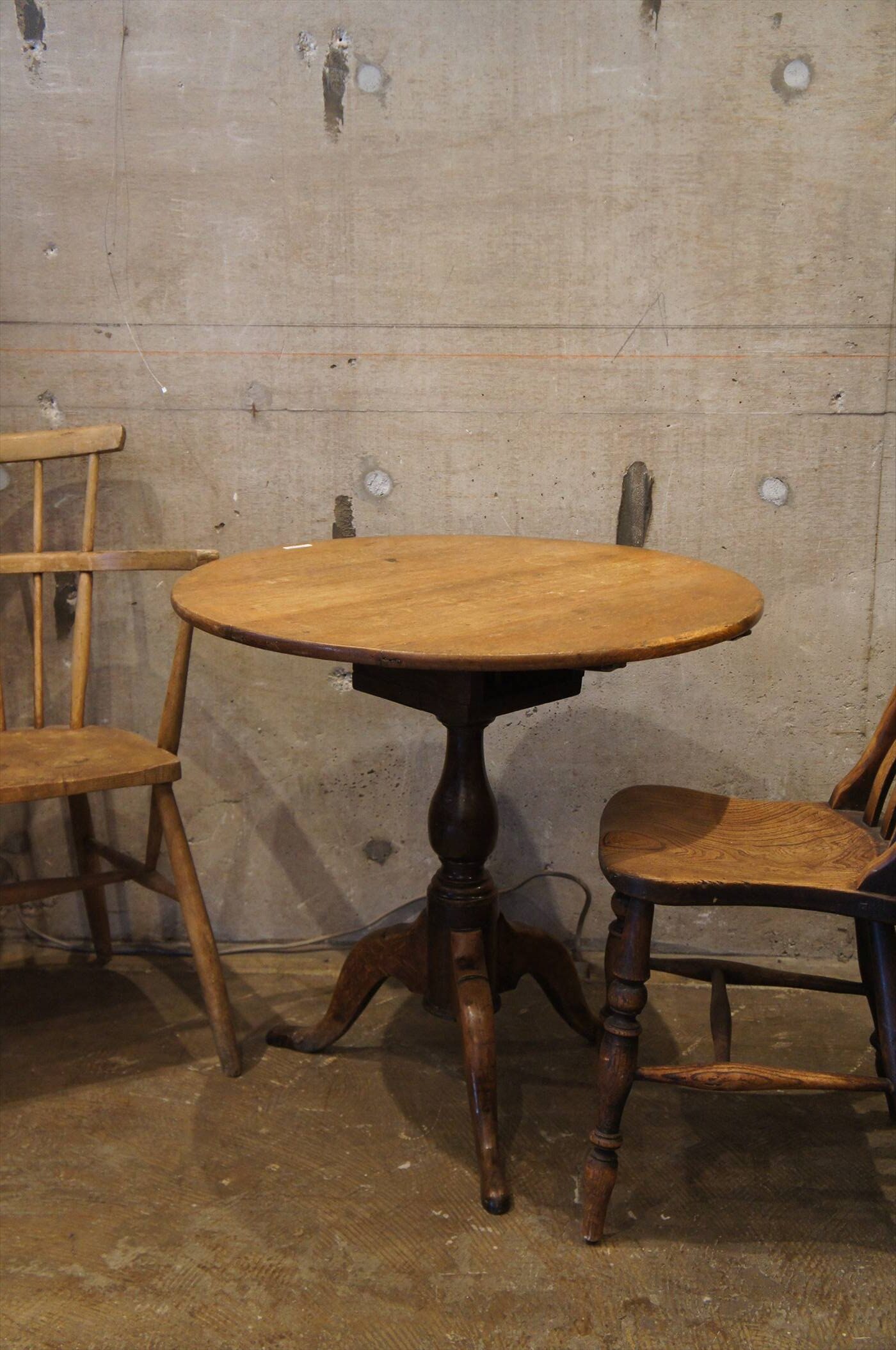 フランス アンティーク Oval Oak Table テーブル チェア フランス