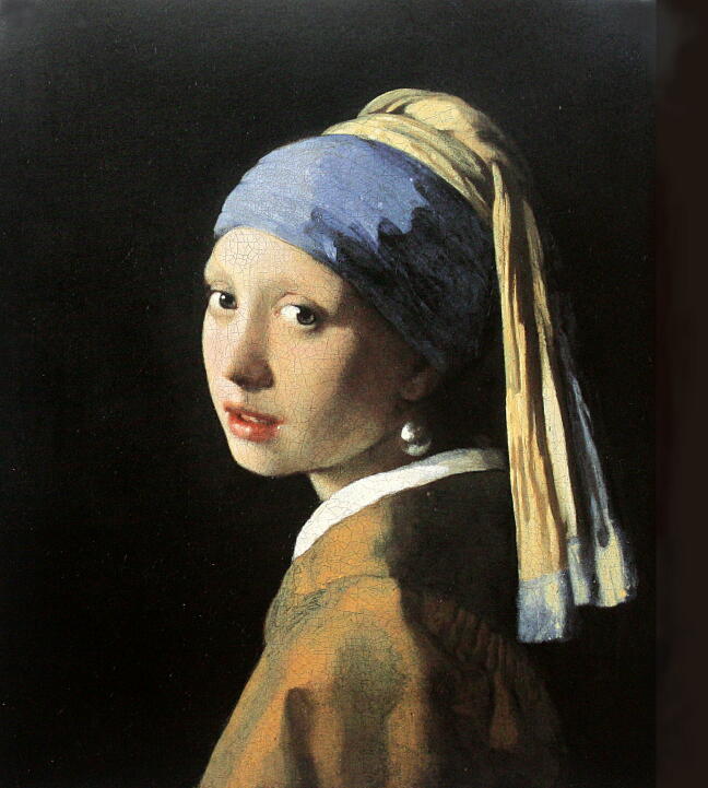 d*x様 TOKI 抽象画 真珠の耳飾りを外した少女 #139 d*x様 TOKI 抽象画