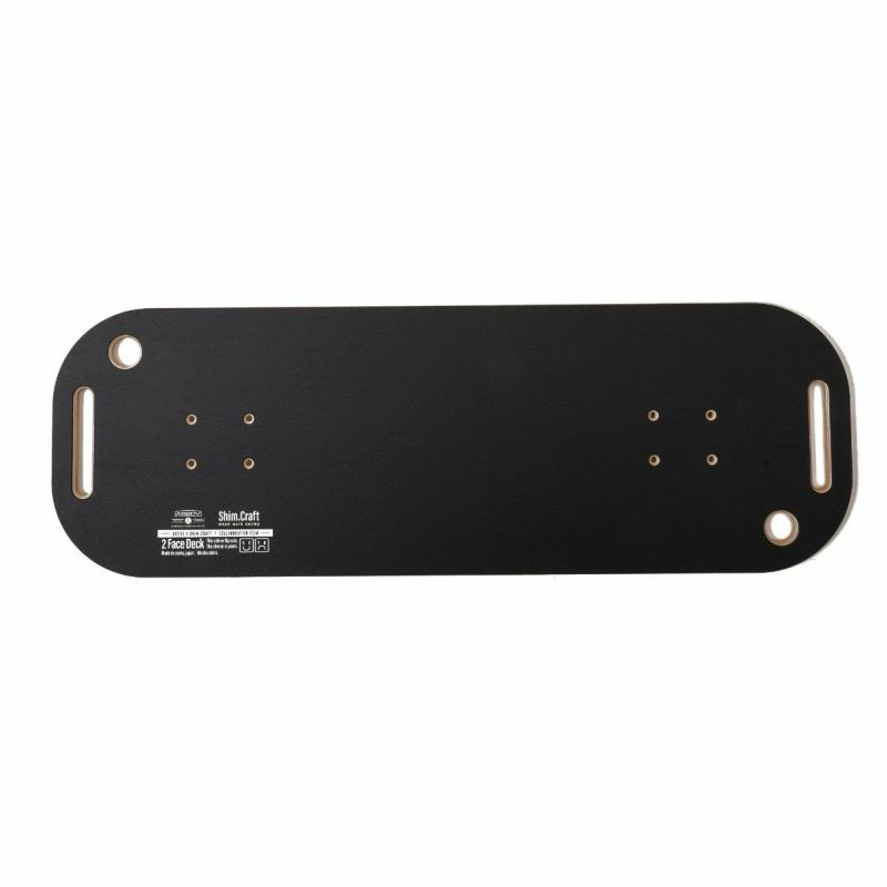 未使用 シムクラフト 2 Face Deck Dark tone スケートボード