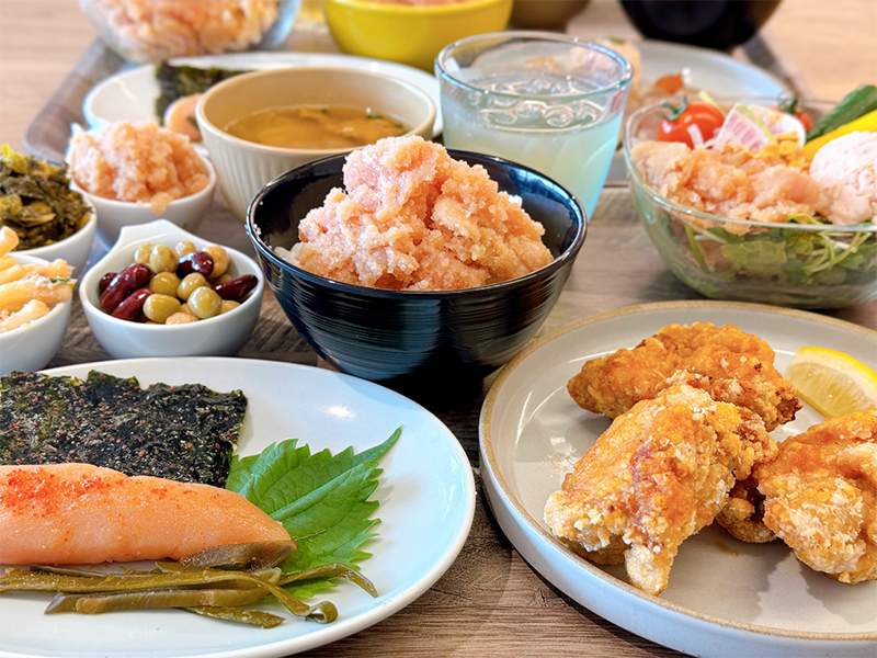 工場見学＆明太子食べ放題ランチ「やまやファクトリーテラス」