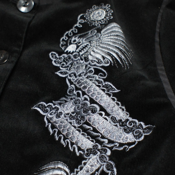 龍刺繍チャイナジャケット 女性用 レディース チャイナ服 チャイナ風