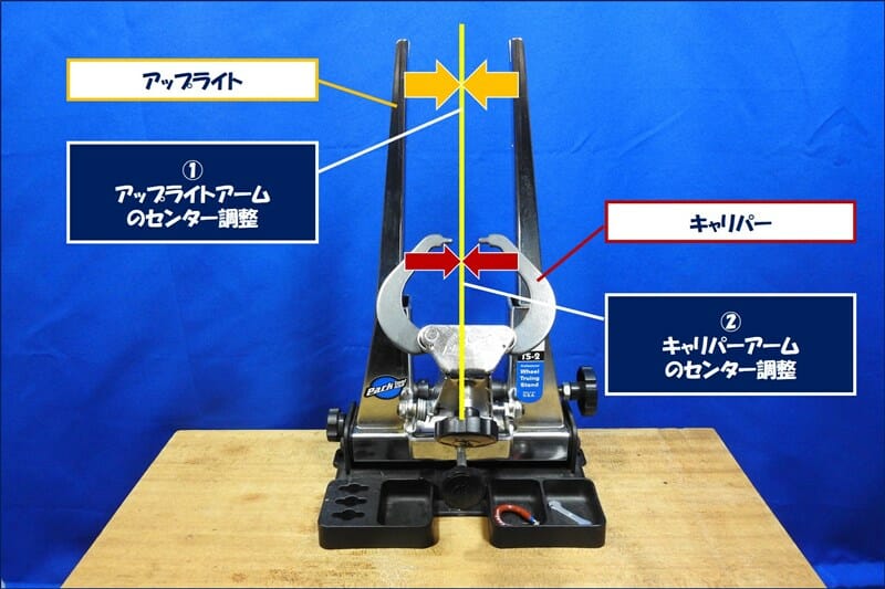 振れ取り台 パークツール TS-2 センタリング調整 - ～アラカンからの
