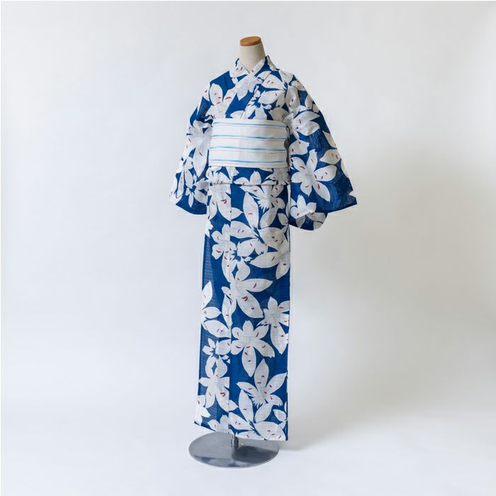 K8☆即決仕立て上がり浴衣手縫いきもの出来上がりテンセルゆかた 直接