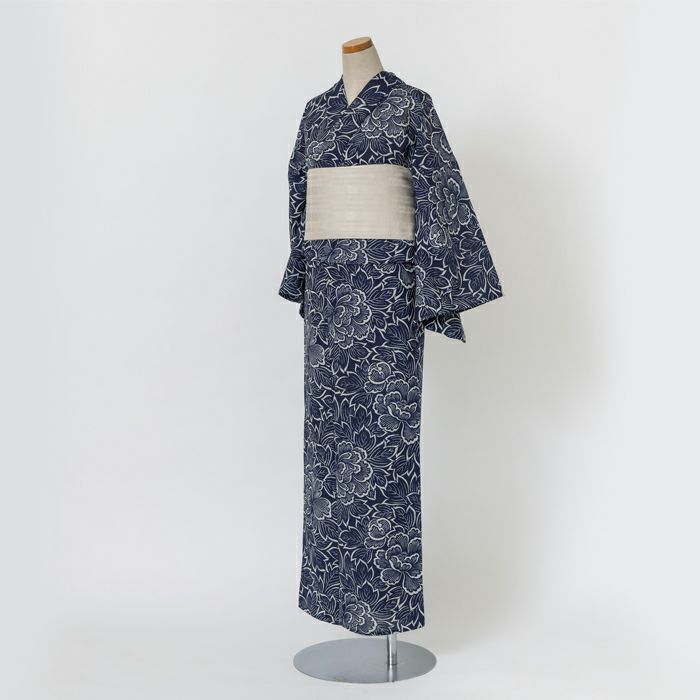 浴衣 / 古今 ～花火～ / ネイビー(花火大会 夏 ゆかた yukata 粋 京都