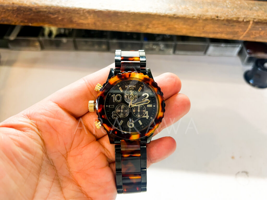 海も山も街もNIXON（ニクソン）も電池切れでは動かぬ！函南で復活させ