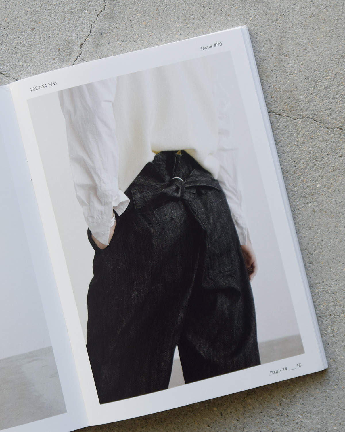 TOUJOUR 14oz セルビッチ クラシック デニム バックストリングウエスト