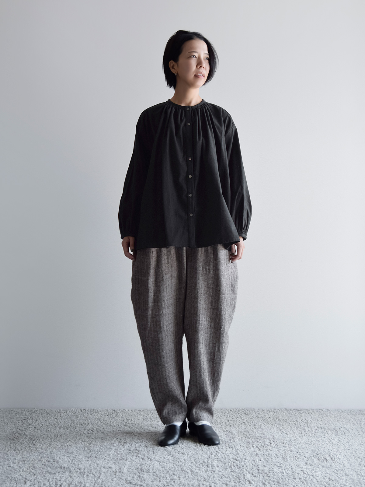 atelier naruse アトリエナルセ 起毛 オーガニック コットン ステッチ