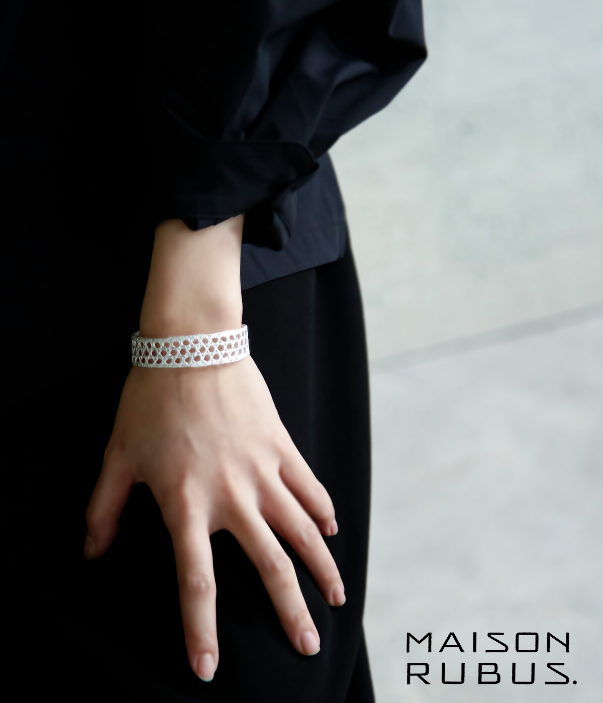 MAISON RUBUS. メゾンルーバス リコレクション シルバー レース