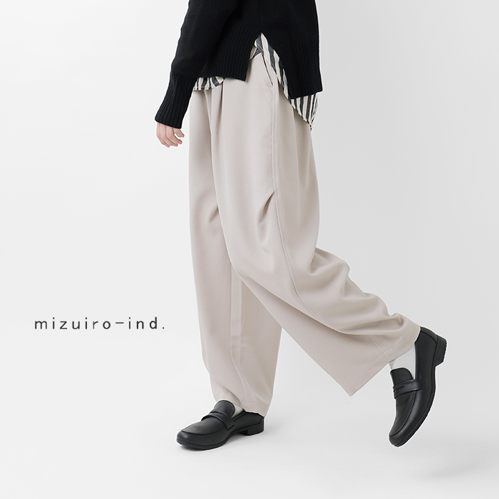 mizuiro ind ミズイロインド ワイド カーゴ パンツ 4-260050-tr