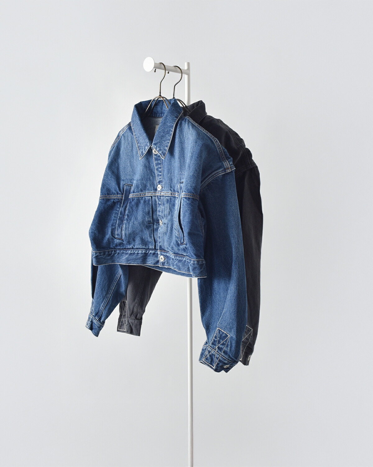 KURO クロ ショート デニム ジャケット “POWER SHOULDER SHORT DENIM