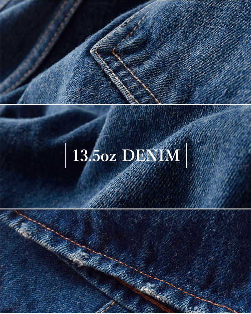 chimala チマラ セルビッチ デニム レギュラー丈 バギーカット パンツ