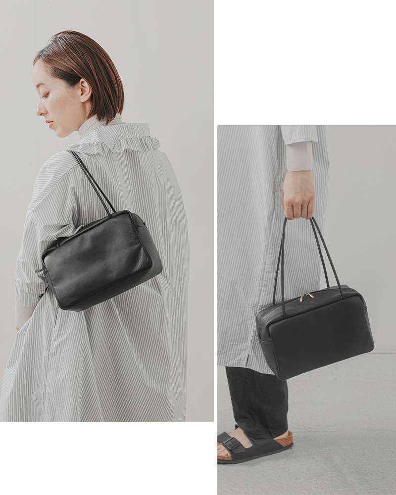 evam eva エヴァムエヴァ カウレザー ハンド バッグ e251z039-mn