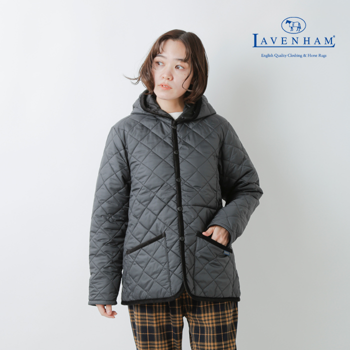 ラベンハム LAVENHAM フード付き クレイドン キルティング ジャケット