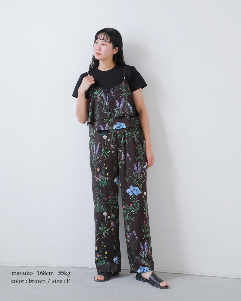 TICCA ティッカ 2way フラワー プリント ビスチェ tbfs-421 レディース