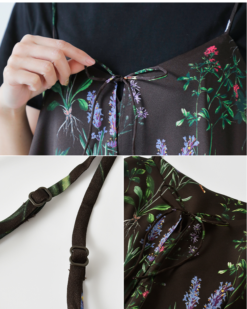 TICCA ティッカ 2way フラワー プリント ビスチェ tbfs-421 レディース