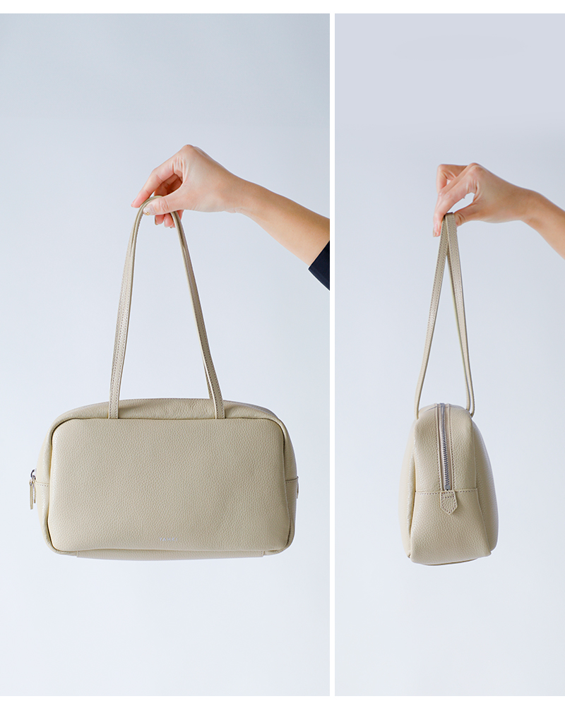 YAHKI ヤーキ シュリンク ダブルフェイスレザー ハンドバッグ yh-772