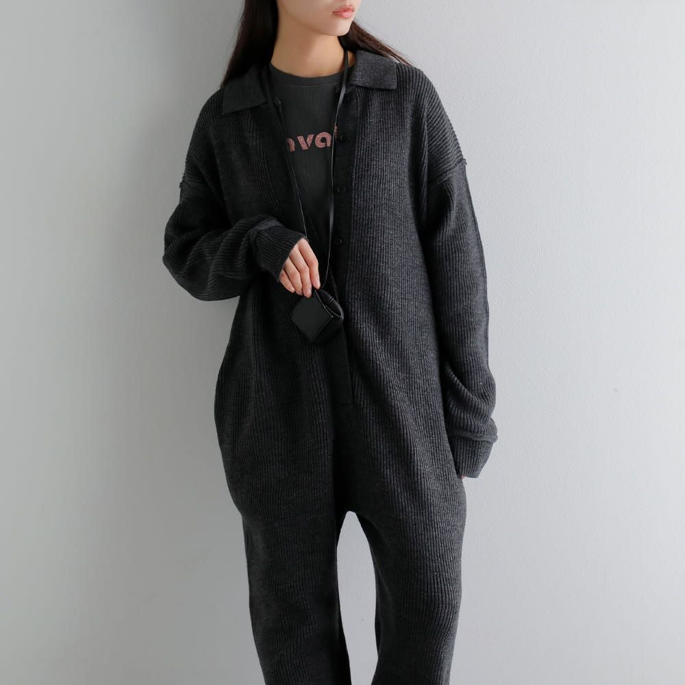 50%OFF】anuke アンヌーク ニット イージー コンビネゾン “Knit Easy