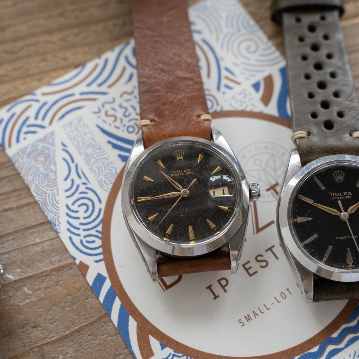 ロレックス オイスターデイト プレシジョン 6694 ブラック ミラー