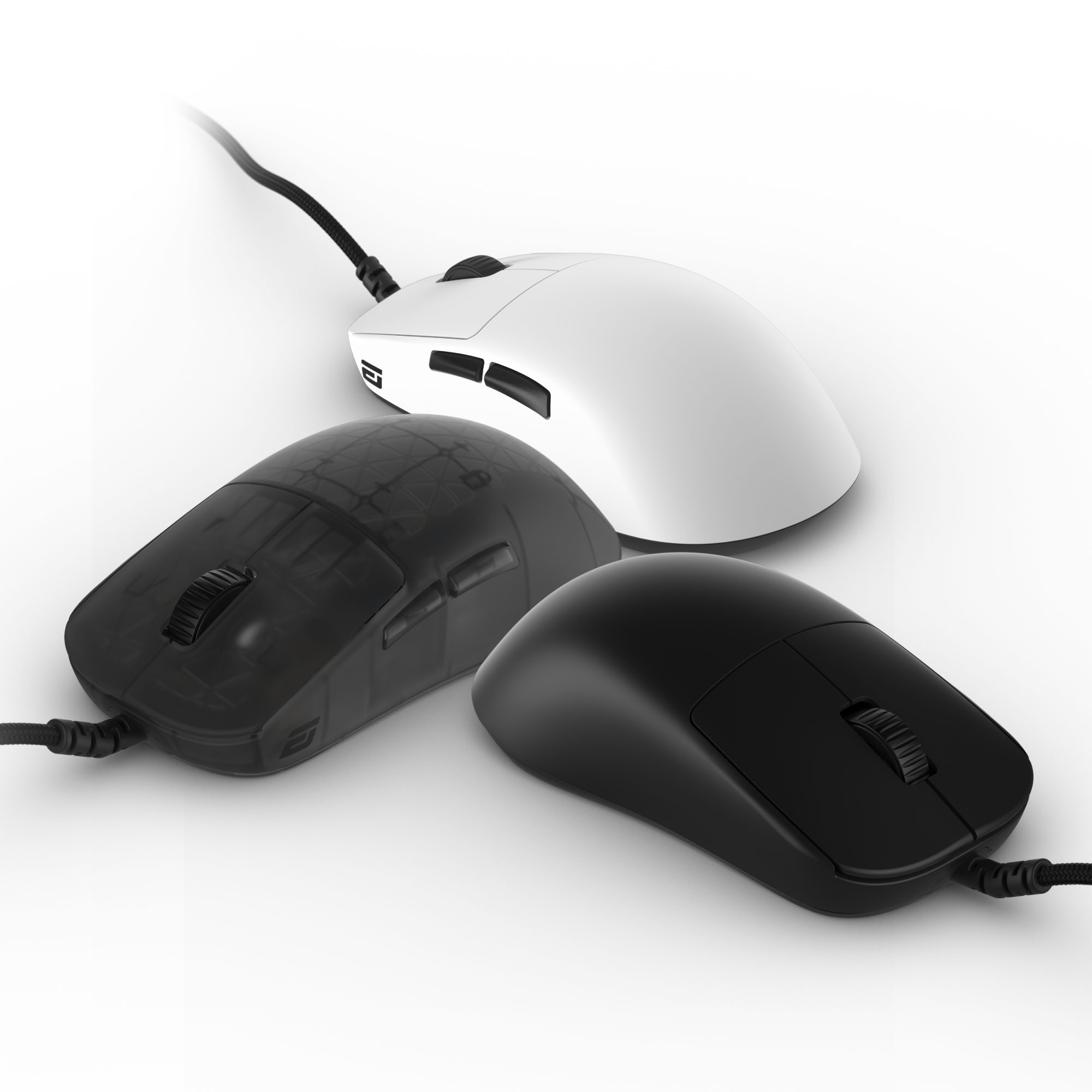 OP1 8K ホワイト マウス 本体+軽量化パーツ OP1 8K v2 - Endgame Gear