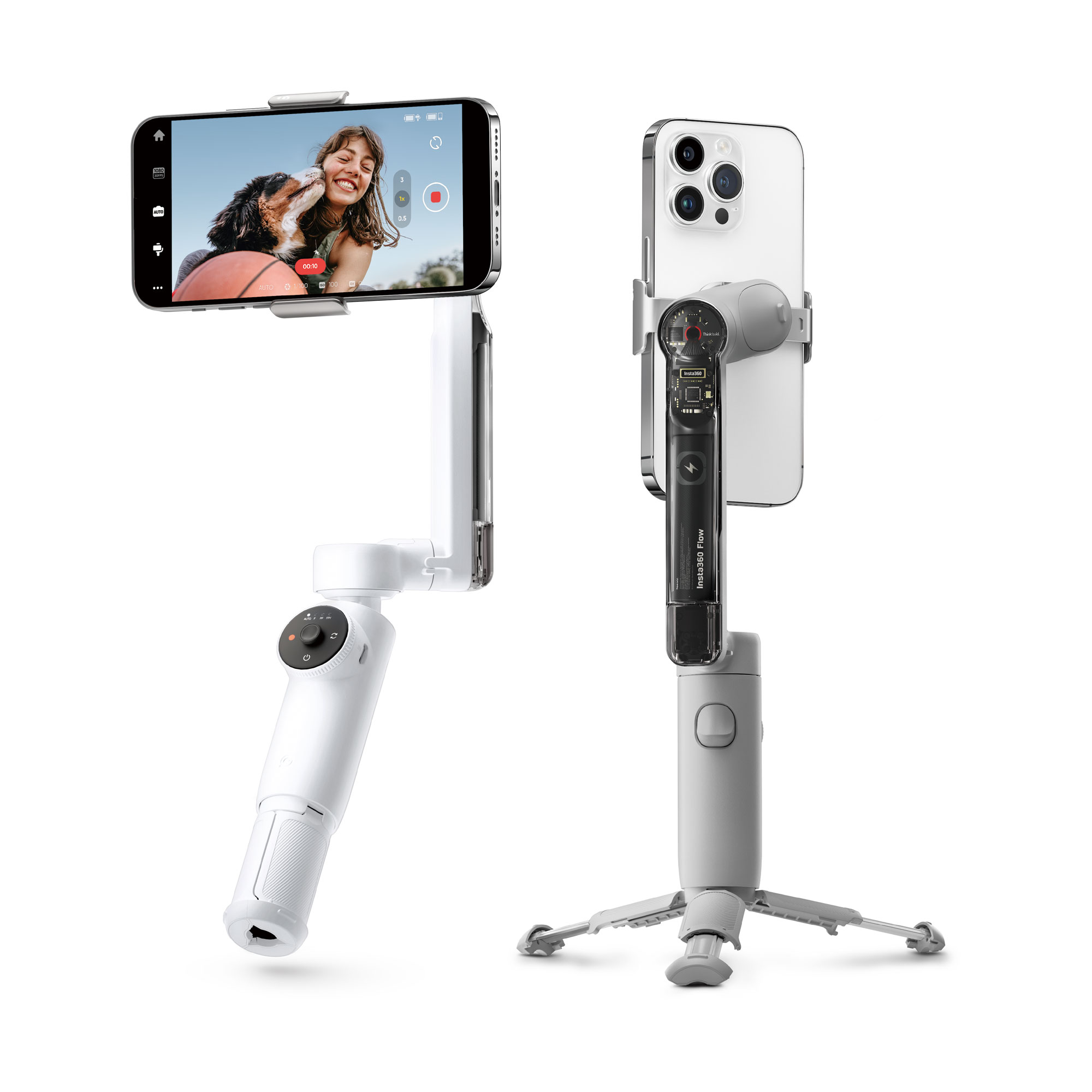 Flow - AI搭載スマートフォン用ジンバル - Insta360 - 株式会社アーキ